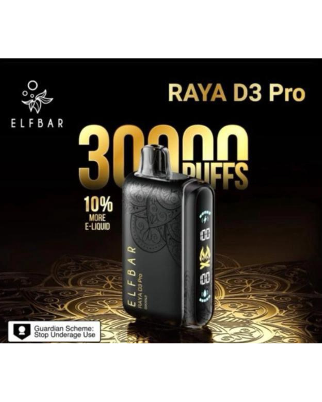 ELFBAR RAYA D3 PRO  30000 PUFFS
