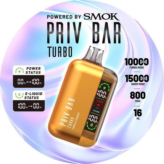 SMOK PRIV TRUBO BAR-15000 PUFF
