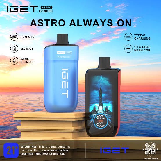 IGET ASTRO 18000 PUFF